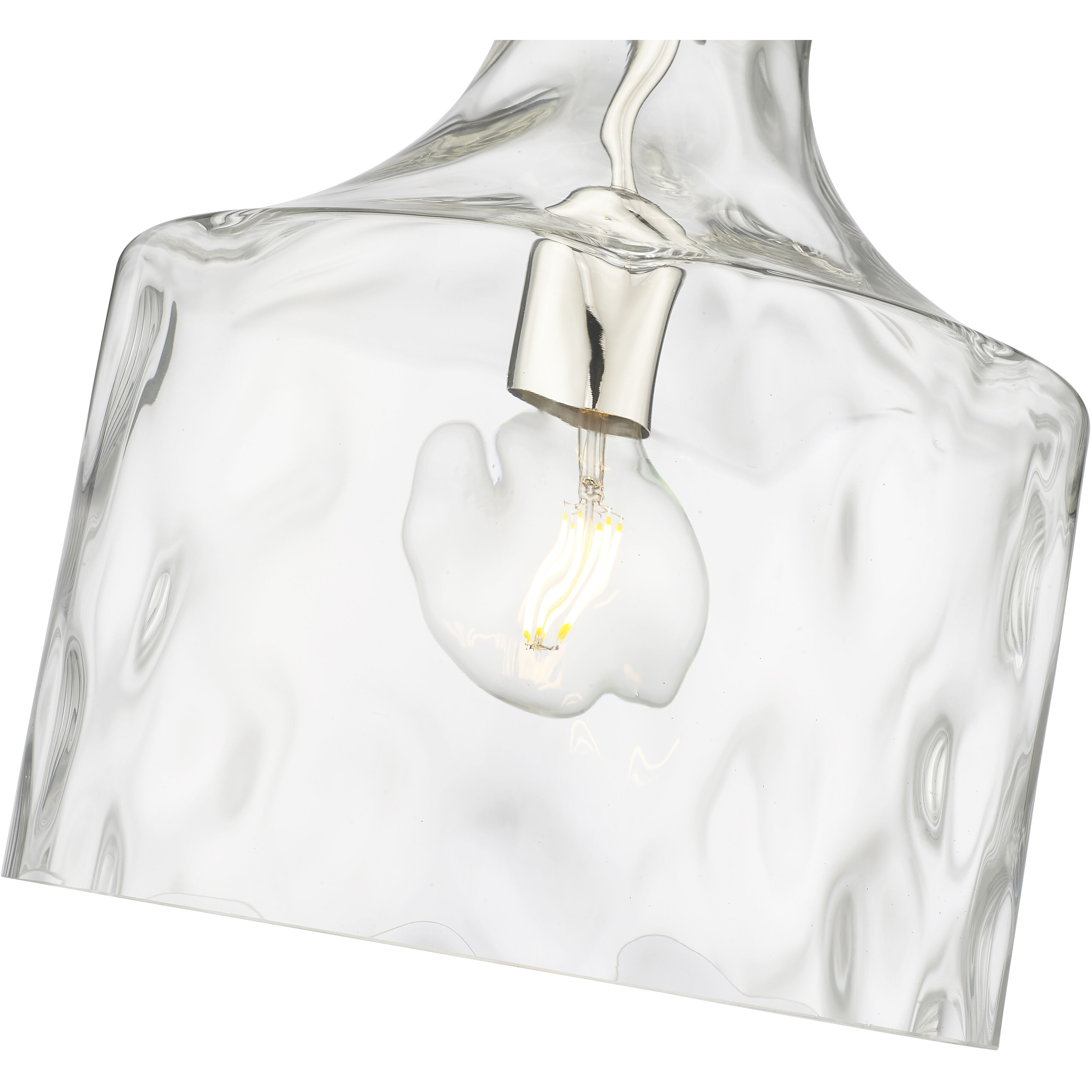 Santorini 1 Light 11 inch Polished Nickel Pendant Ceiling Light